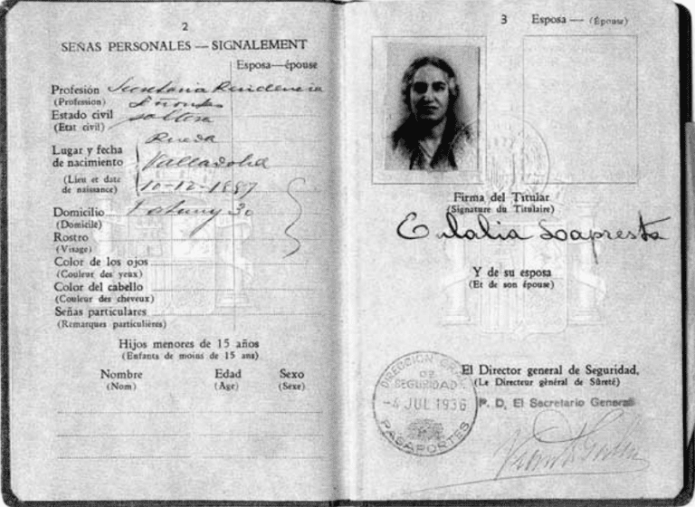 Documentación personal de Eulalia Lapresta Rodríguez.